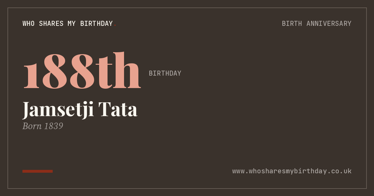 Jamsetji Tata