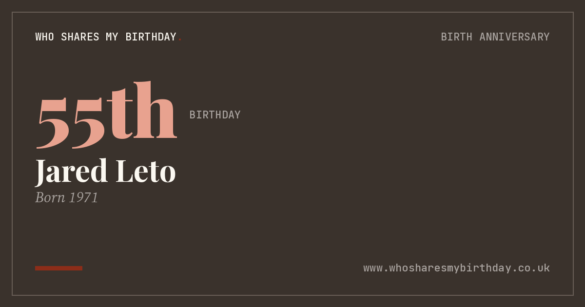Jared Leto