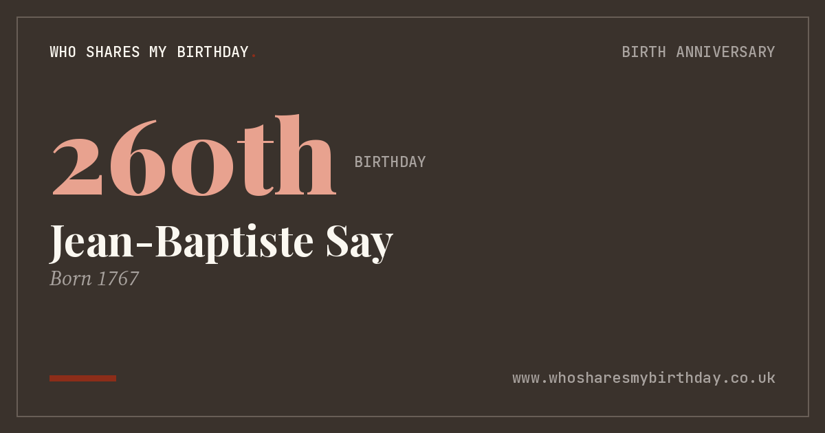 Jean-Baptiste Say