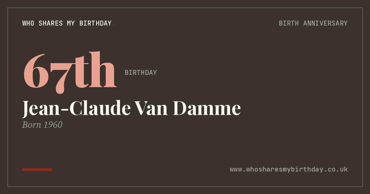 Jean-Claude Van Damme