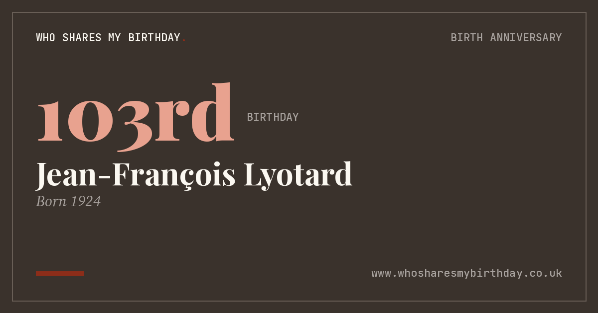Jean-François Lyotard