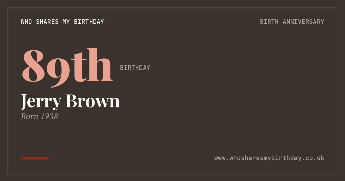 Jerry Brown