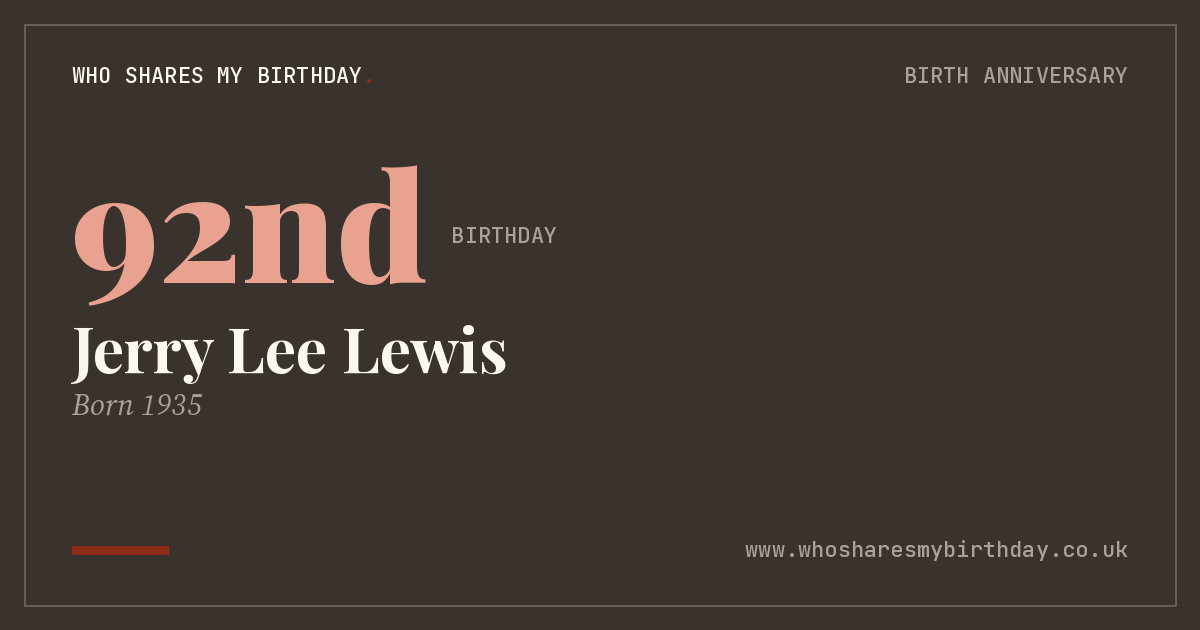 Jerry Lee Lewis