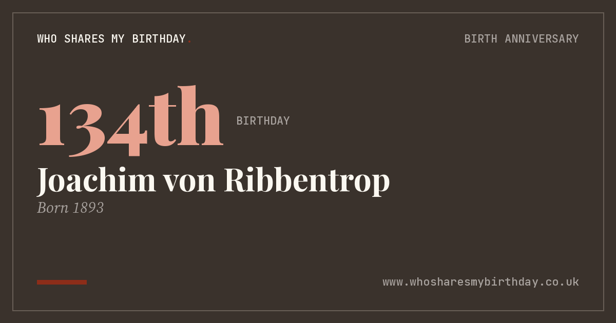 Joachim von Ribbentrop