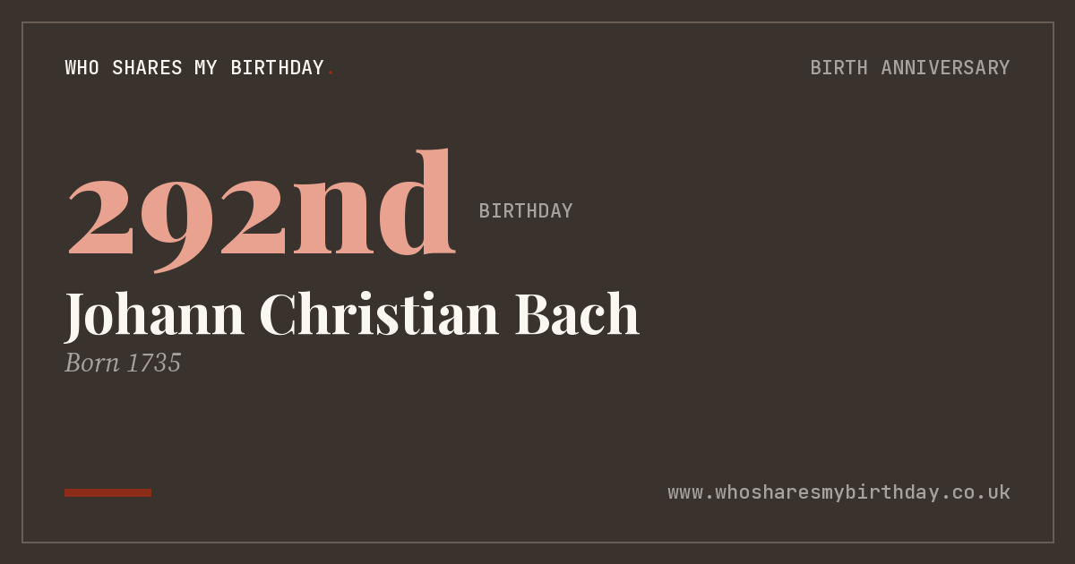 Johann Christian Bach
