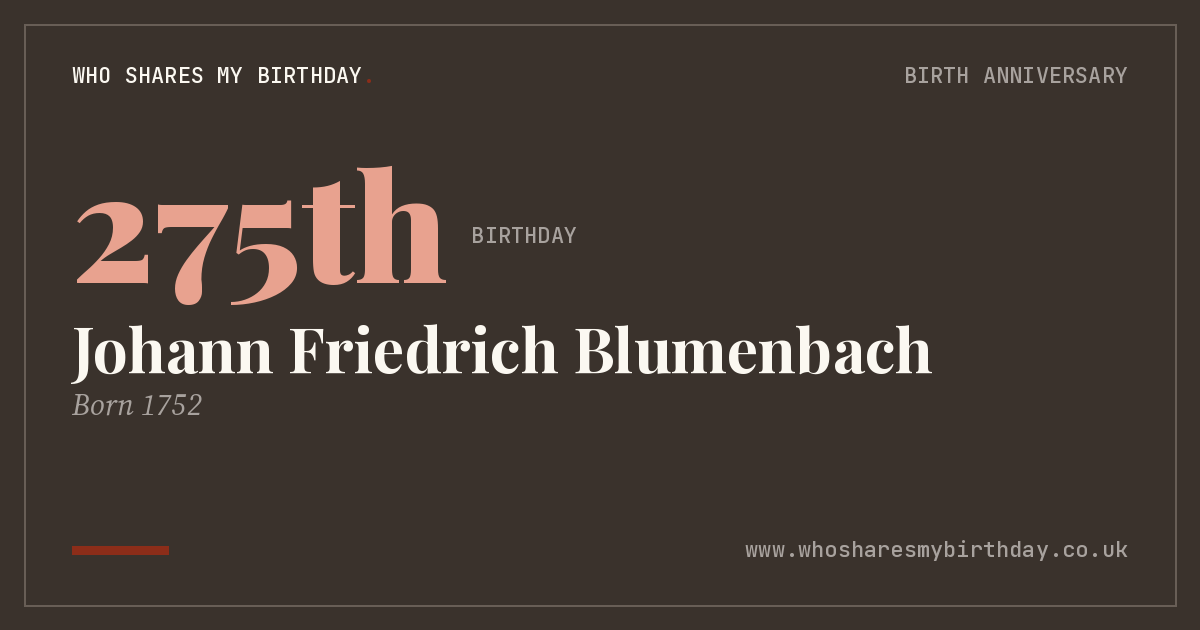 Johann Friedrich Blumenbach
