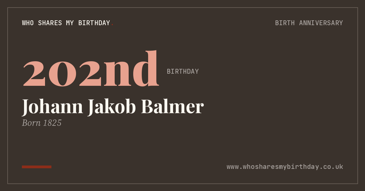 Johann Jakob Balmer