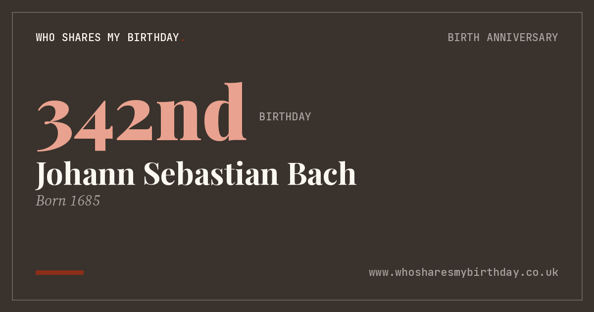 Johann Sebastian Bach