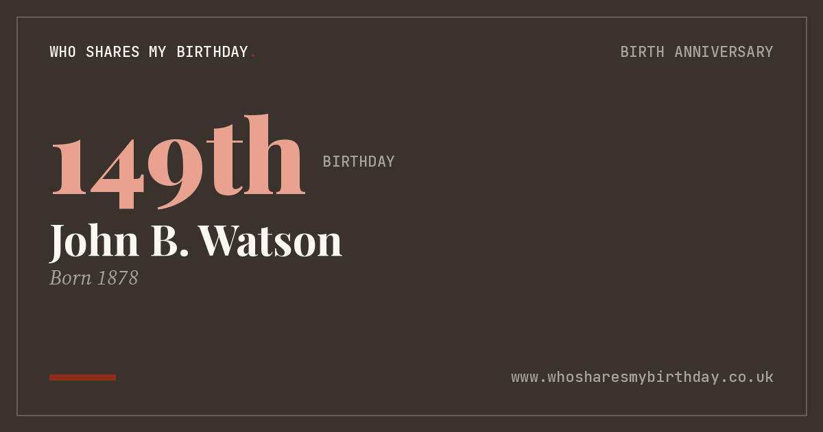 John B. Watson