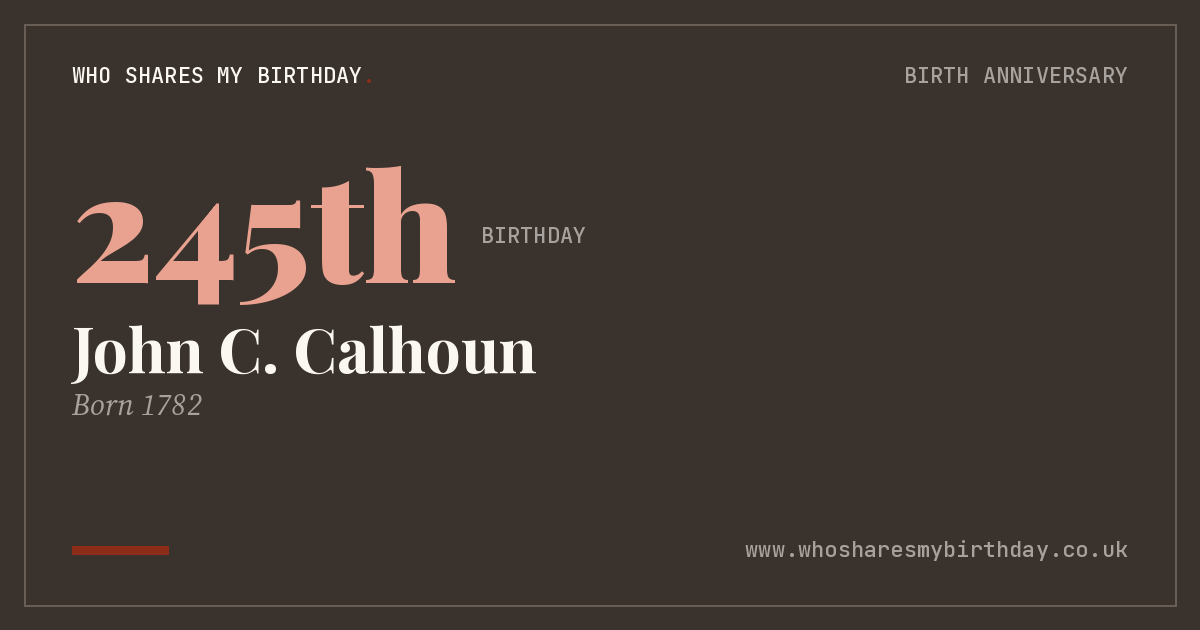 John C. Calhoun