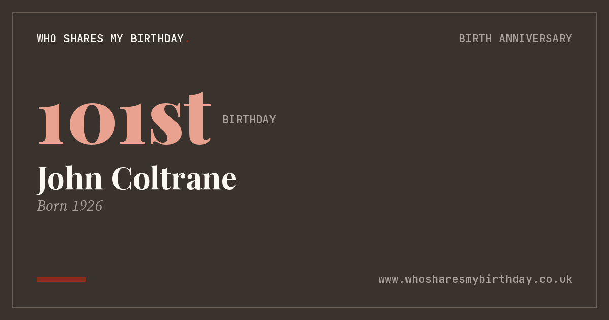 John Coltrane