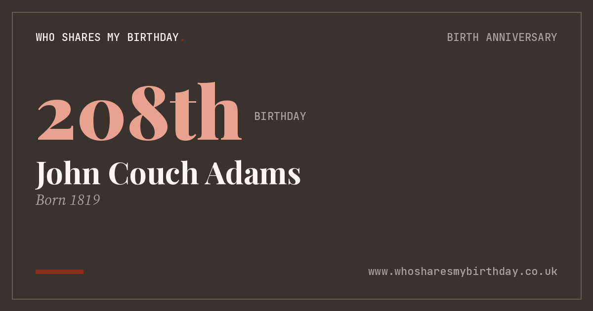 John Couch Adams