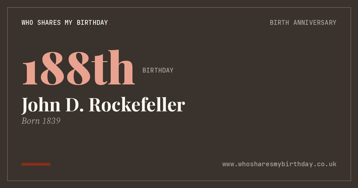 John D. Rockefeller