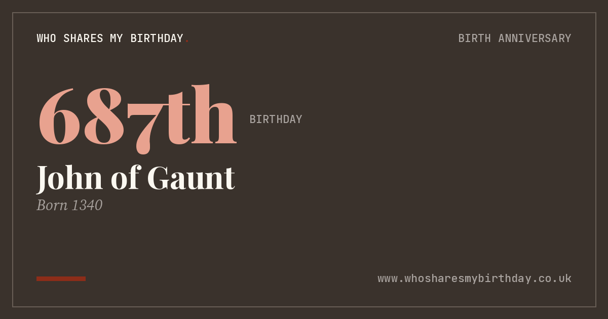 John of Gaunt