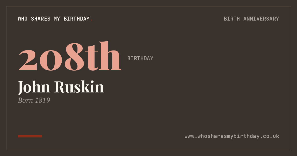 John Ruskin