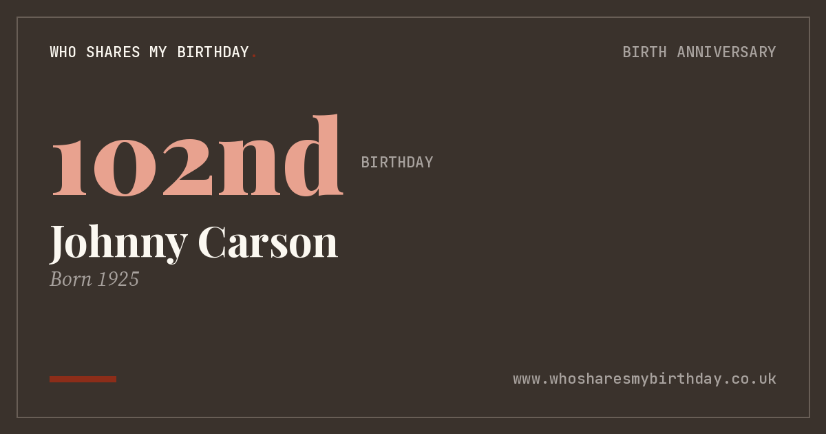 Johnny Carson