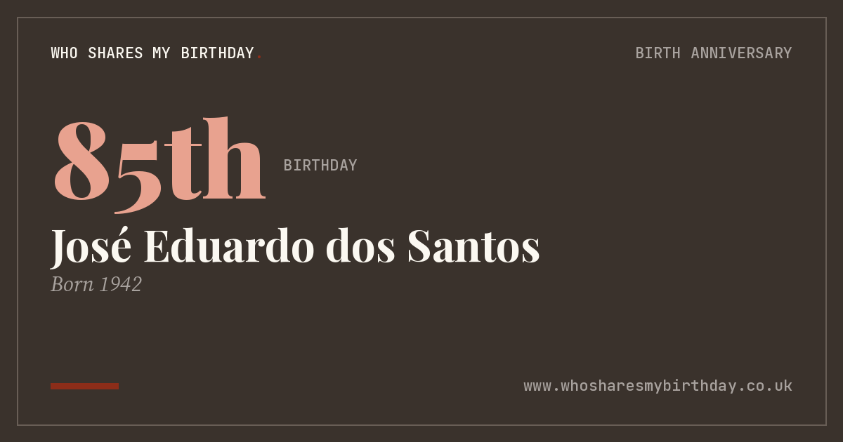 José Eduardo dos Santos