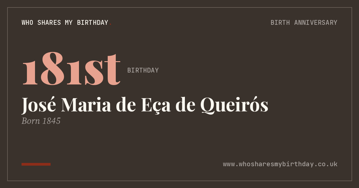 José Maria de Eça de Queirós