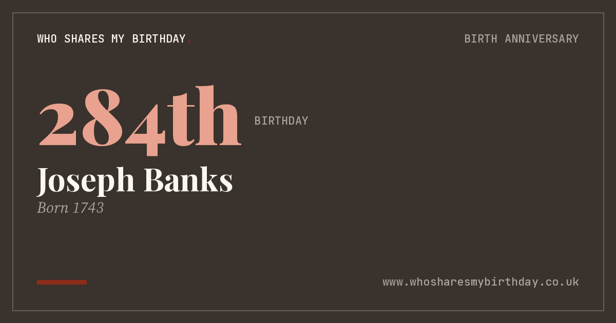 Joseph Banks