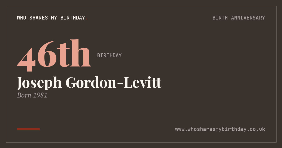 Joseph Gordon-Levitt