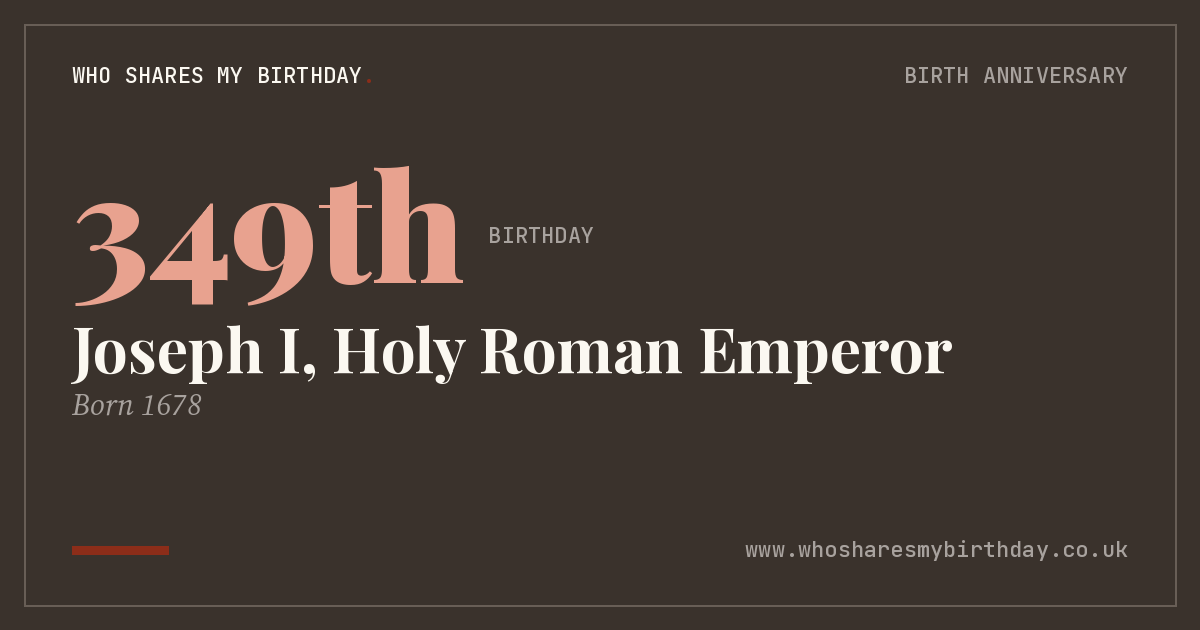 Joseph I, Holy Roman Emperor