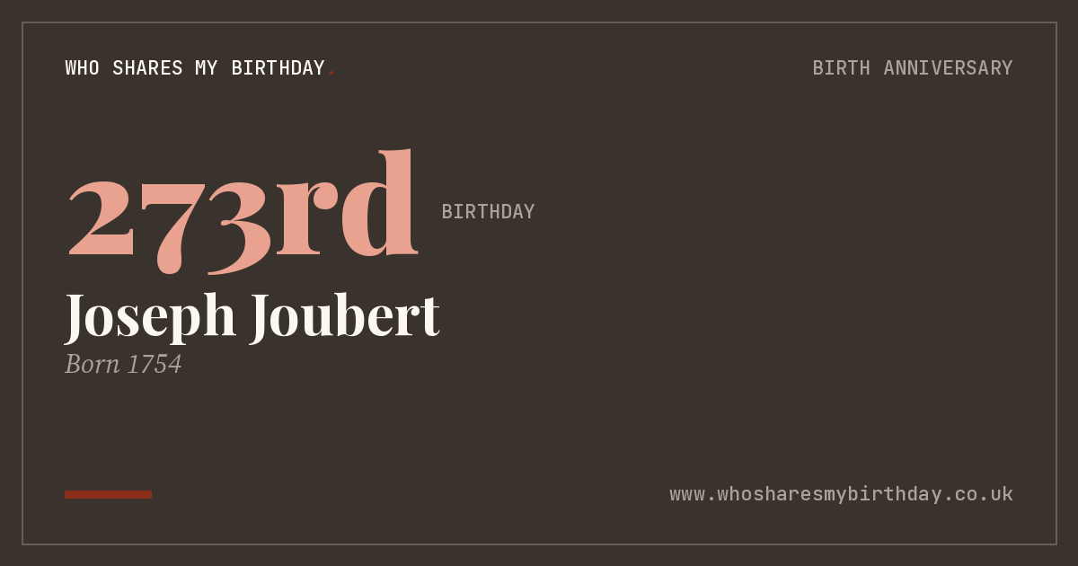 Joseph Joubert