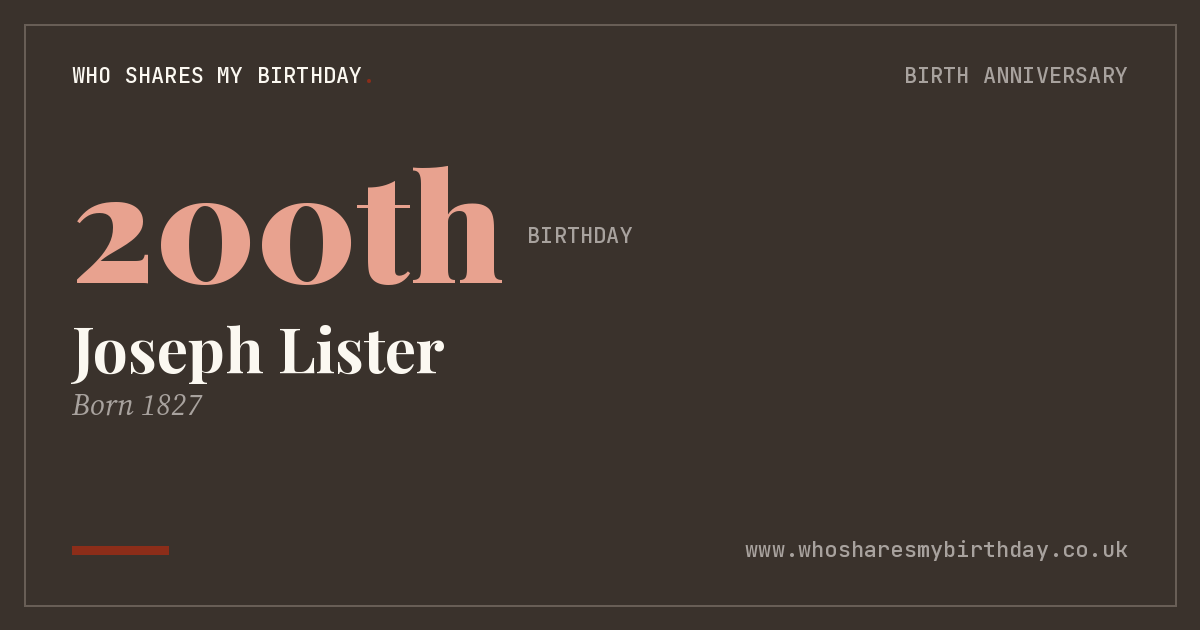 Joseph Lister