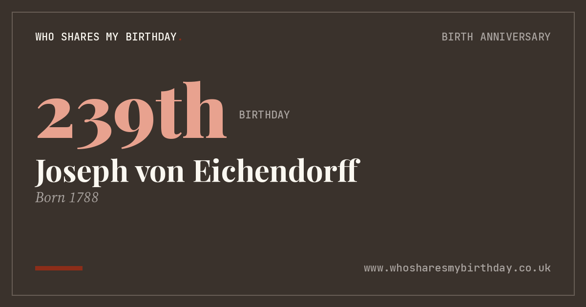 Joseph von Eichendorff