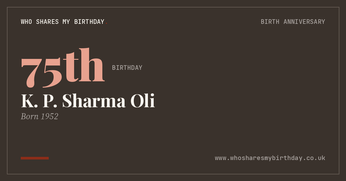 K. P. Sharma Oli