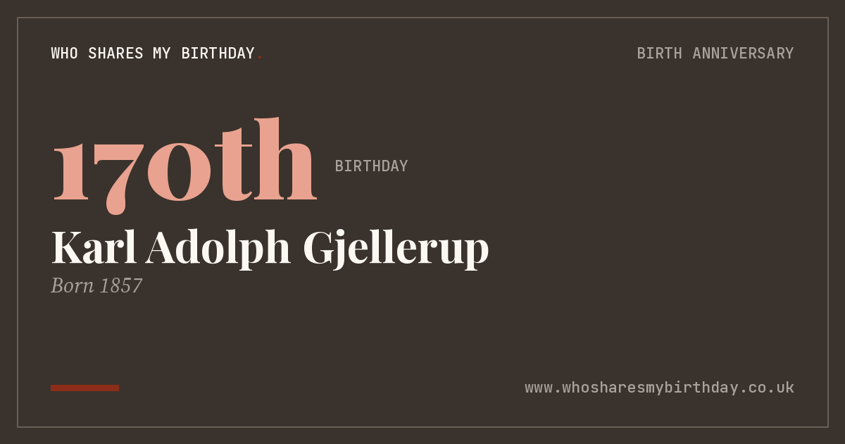 Karl Adolph Gjellerup