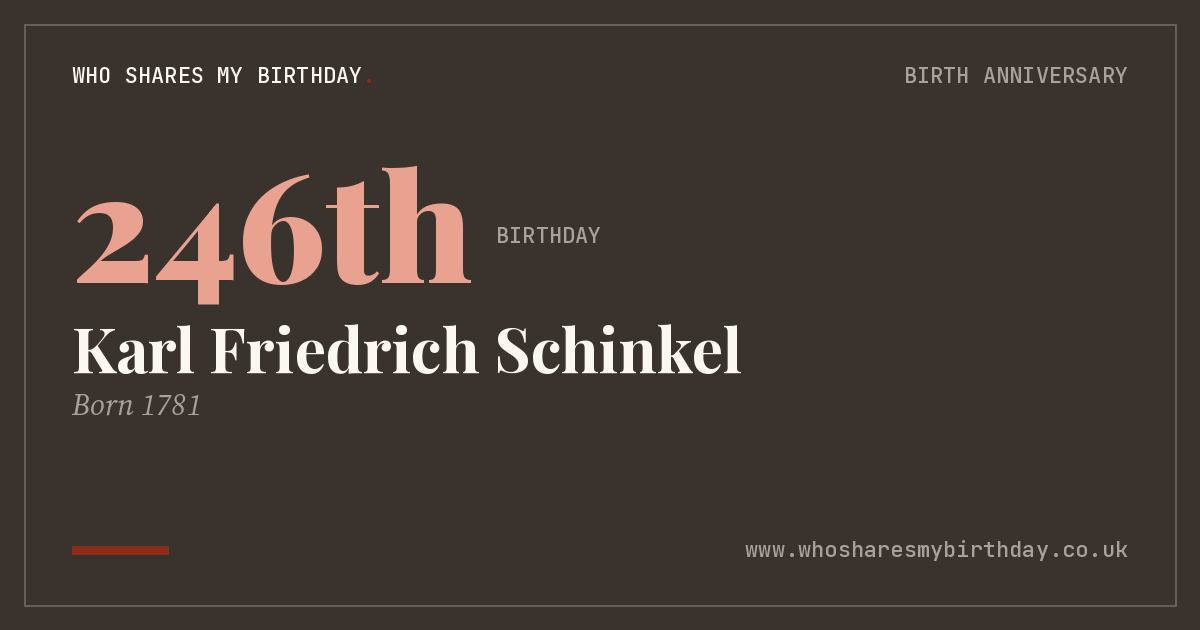 Karl Friedrich Schinkel