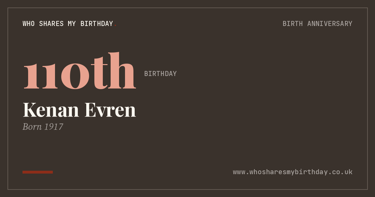 Kenan Evren