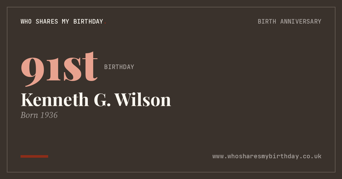 Kenneth G. Wilson