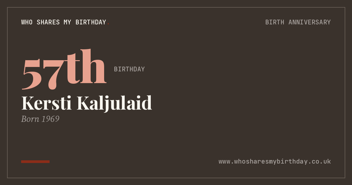 Kersti Kaljulaid