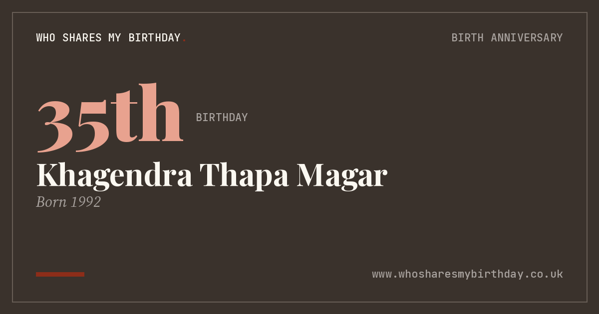 Khagendra Thapa Magar