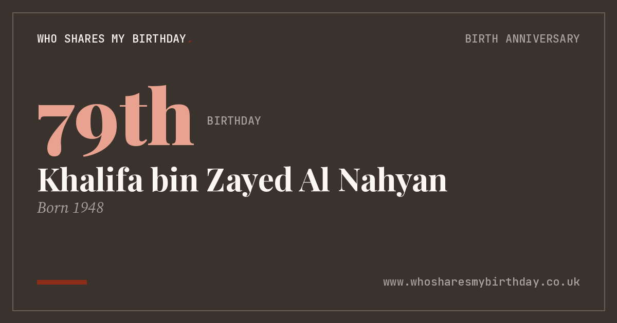 Khalifa bin Zayed Al Nahyan