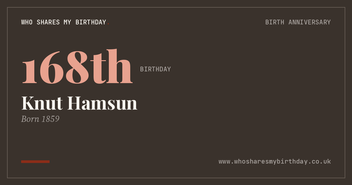 Knut Hamsun