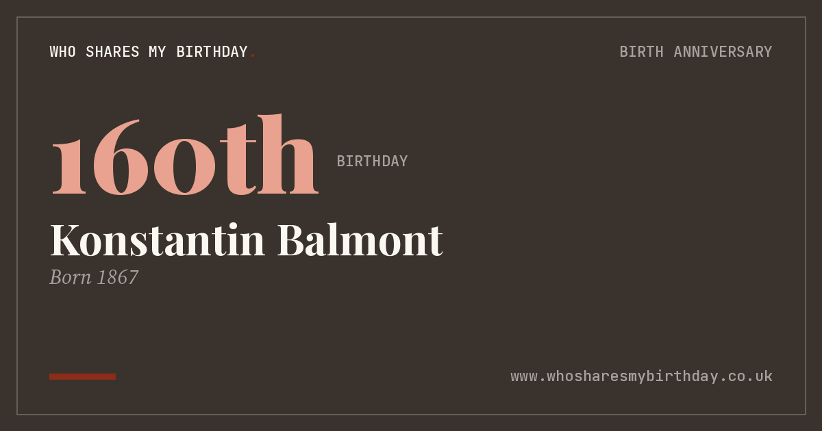 Konstantin Balmont