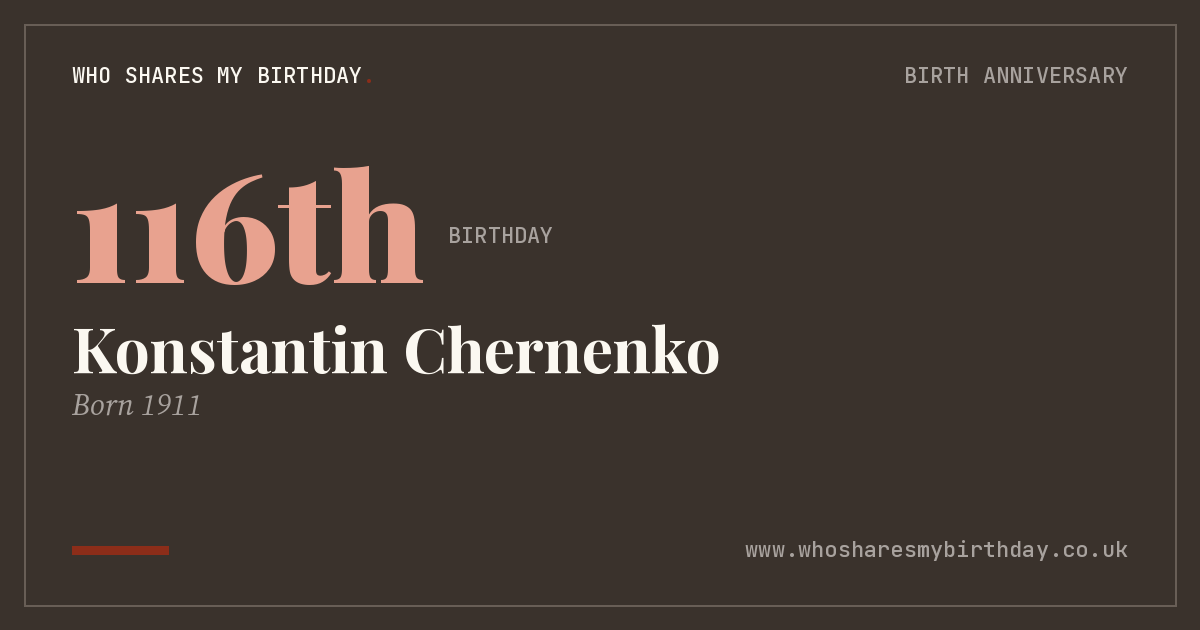 Konstantin Chernenko