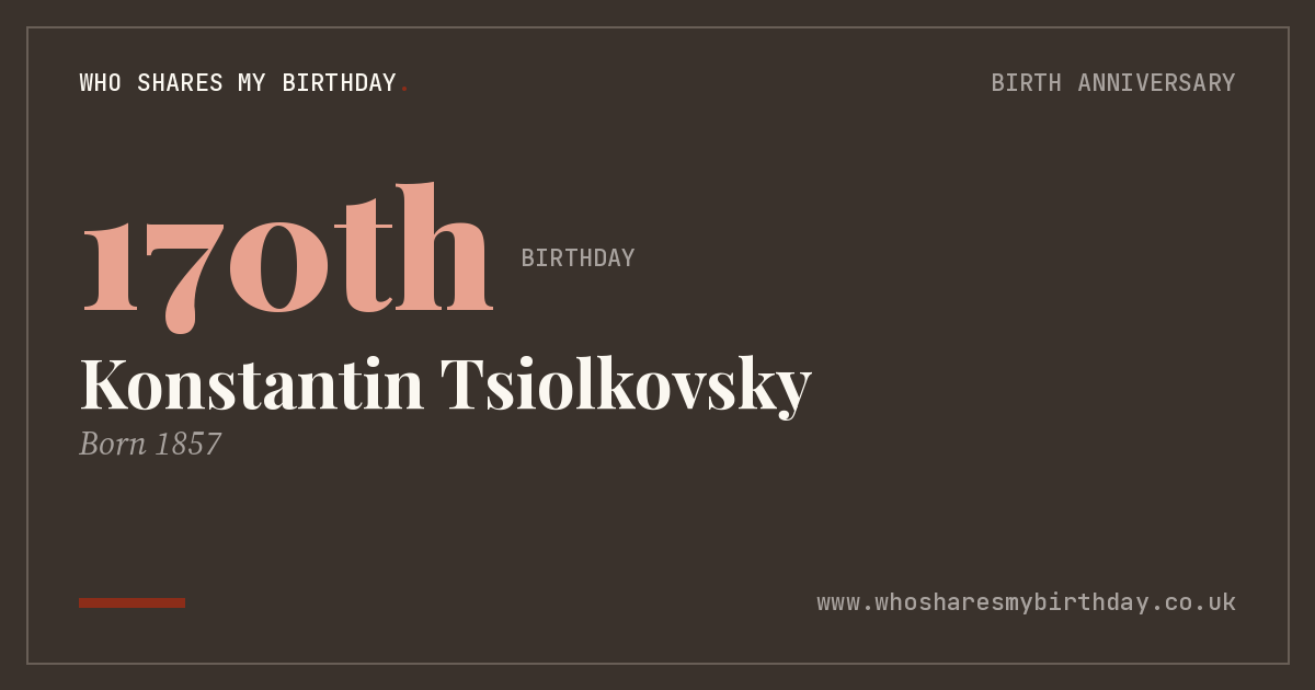 Konstantin Tsiolkovsky