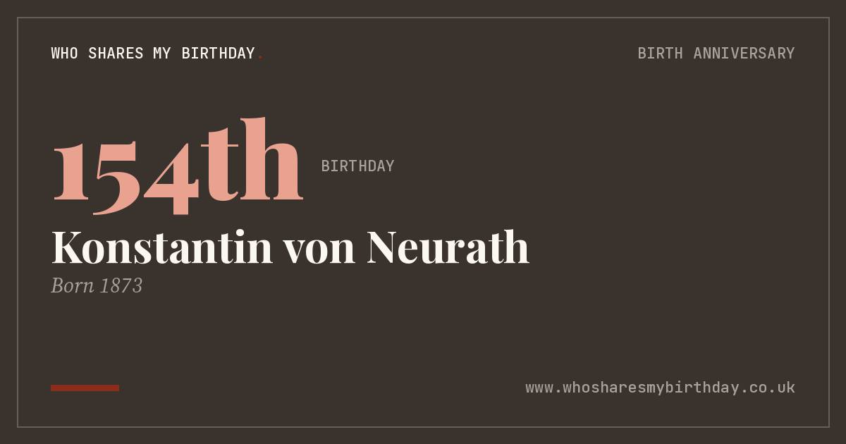 Konstantin von Neurath