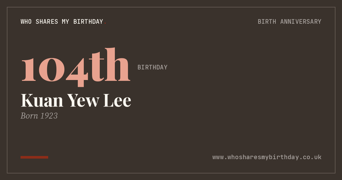 Kuan Yew Lee