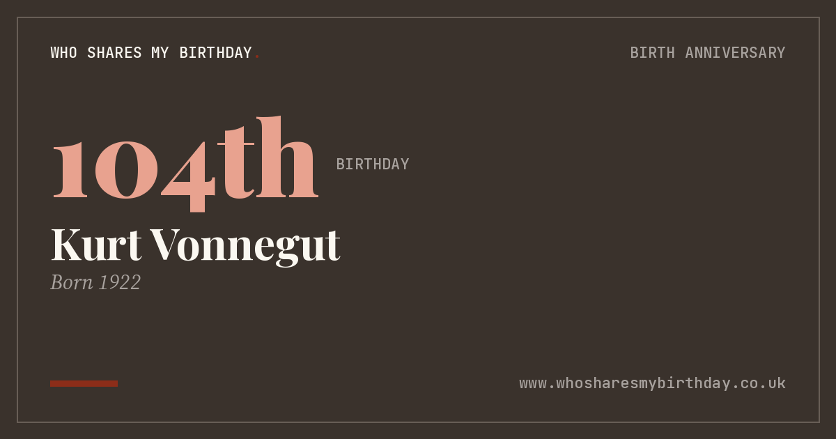Kurt Vonnegut