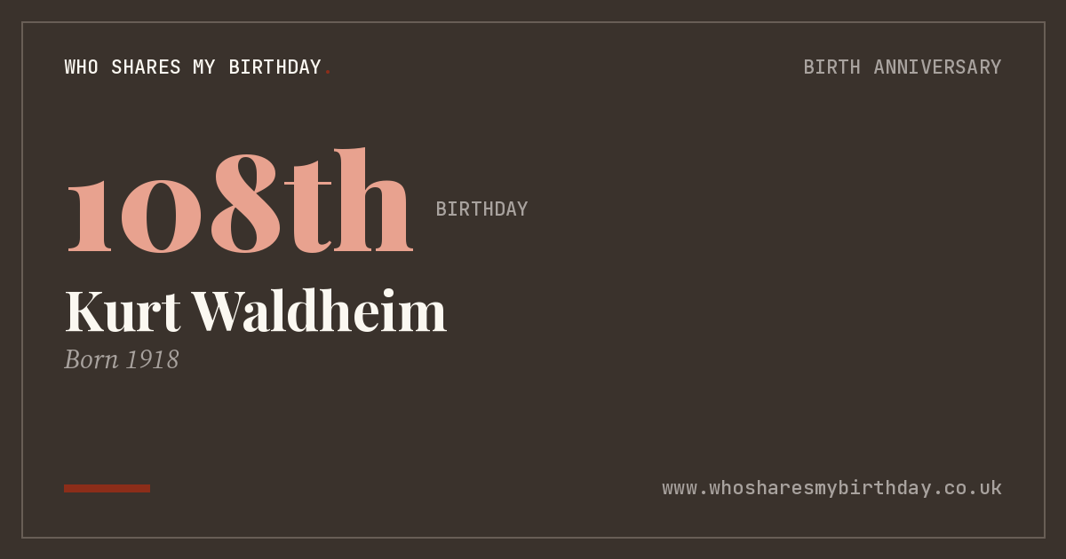 Kurt Waldheim