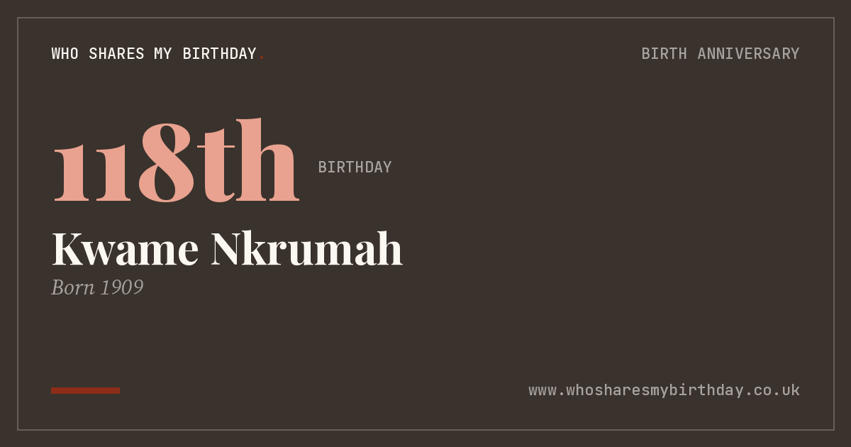 Kwame Nkrumah