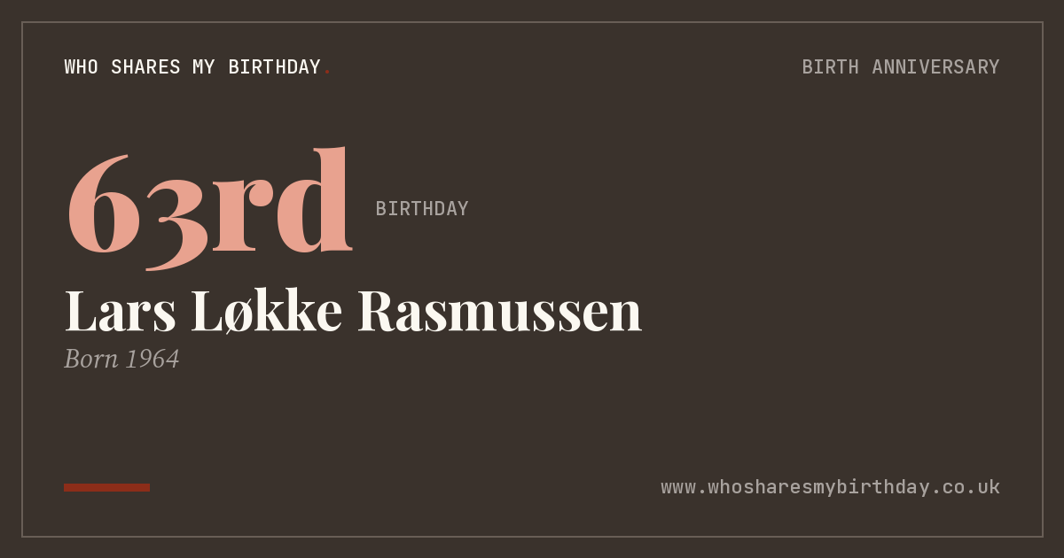 Lars Løkke Rasmussen
