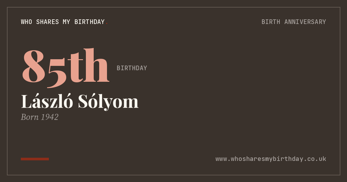 László Sólyom