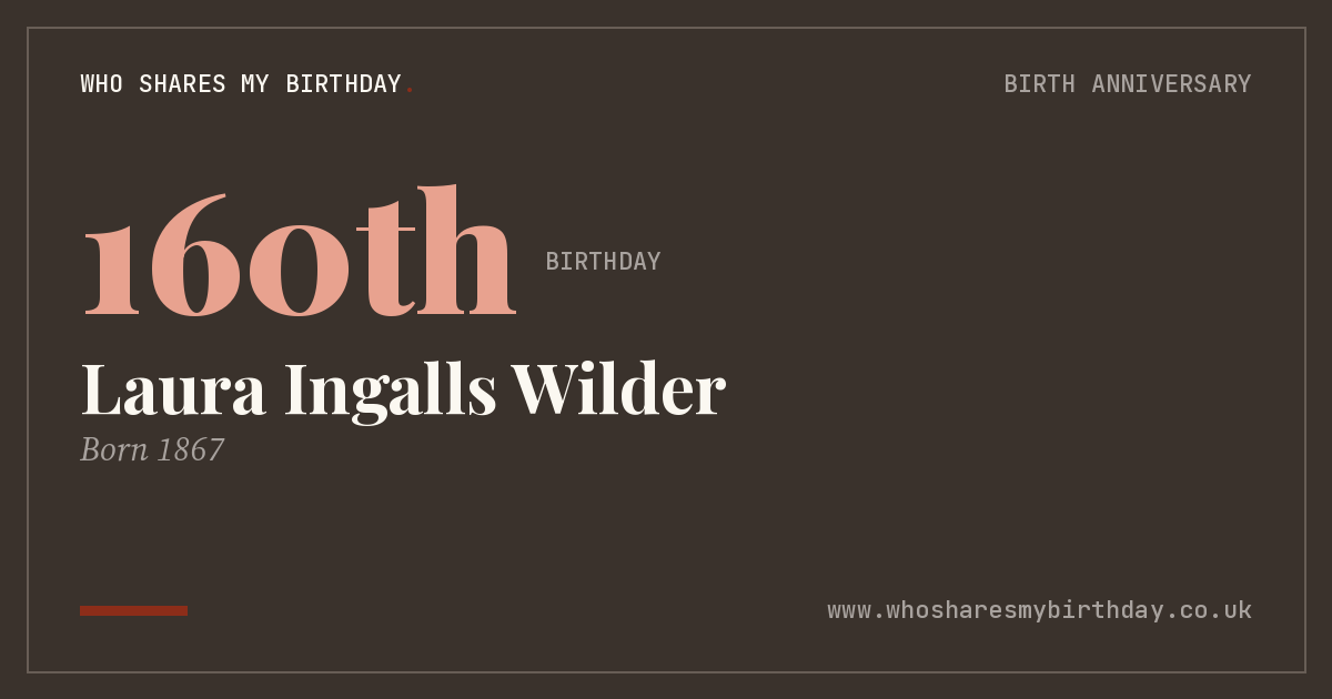 Laura Ingalls Wilder