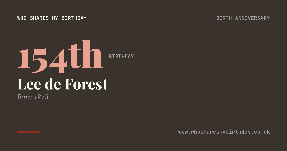 Lee de Forest