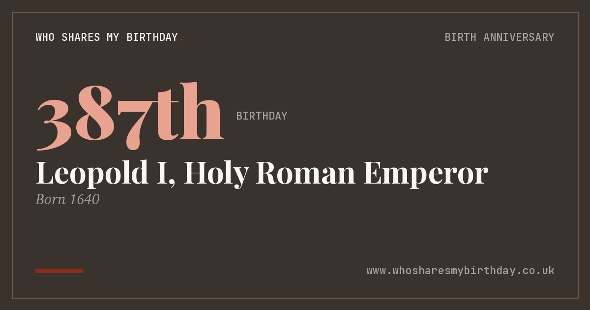 Leopold I, Holy Roman Emperor